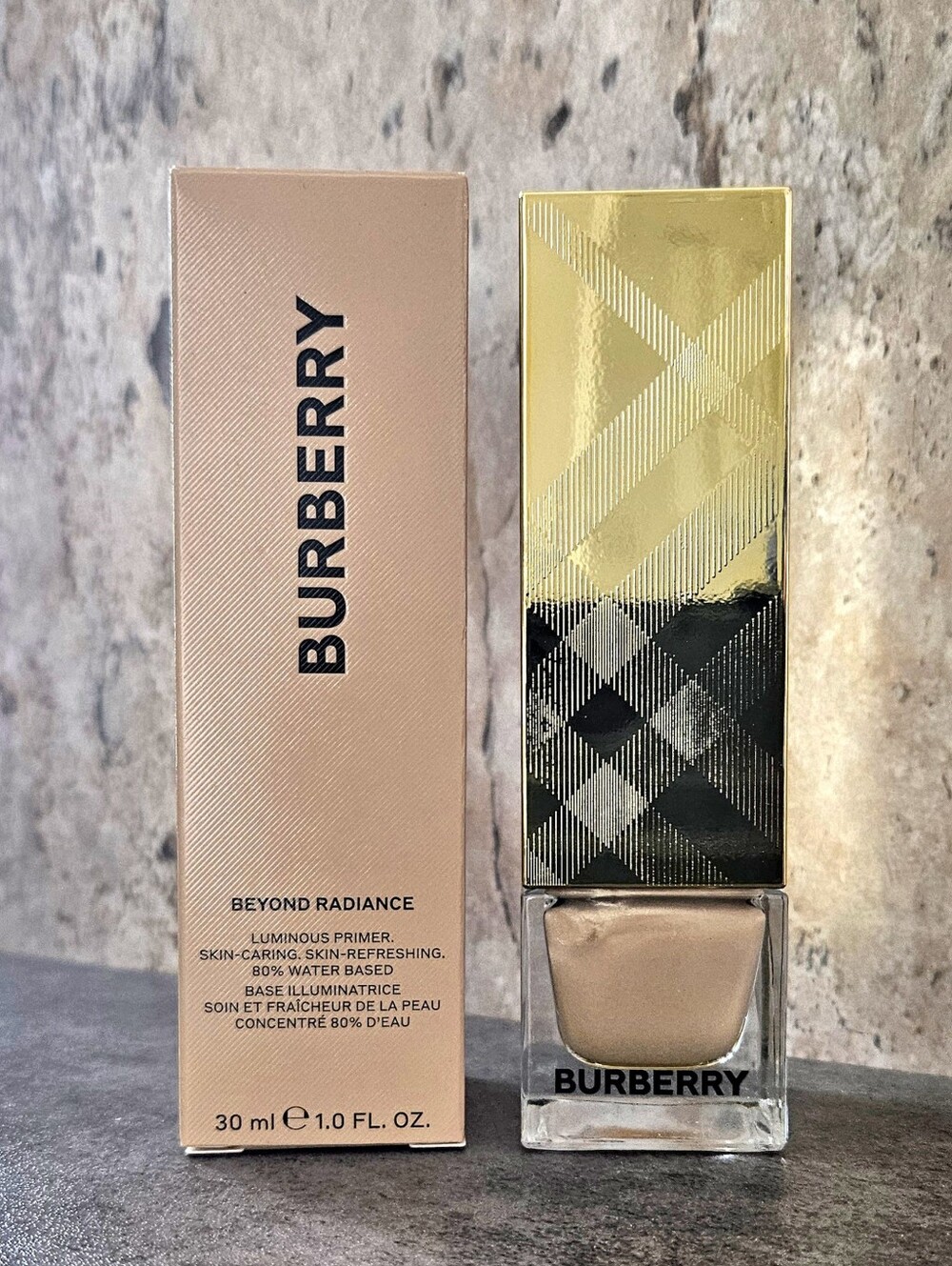 Burberry BARE GLOW Beyond Radiance Luminous Primer 1 oz NIB!